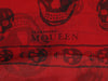 Alexander McQueen Red Skull Scarf