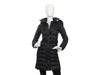 Burberry Black Fox Fur Hooded Puffer Jacket