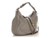 Burberry Gray Buffalo Bartow Hobo