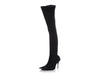 Balenciaga Black Stretch Over The Knee Boots