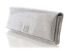 Balenciaga Silver Crystal Maxi Clutch