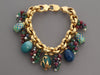 S. Vaggi 18K Yellow Gold Charm Bracelet