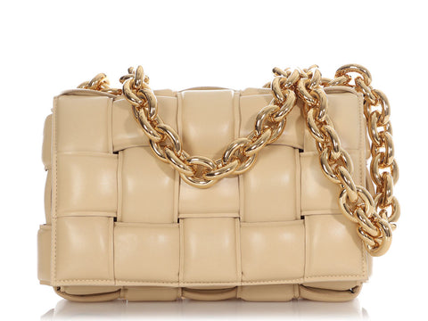 Bottega Veneta Maxi Porridge Padded Chain Cassette Bag