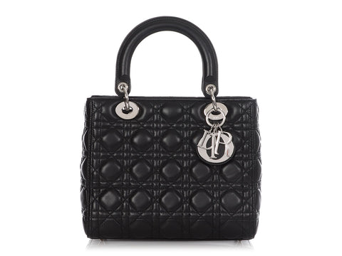 Dior Medium Black Lady Dior