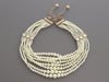 Dior Multi Strand  Faux Pearl Choker Necklace