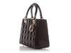 Dior Small Brown Patent Lady Dior