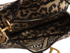 Dior Leopard Mizza Embroidered Saddle Bag