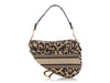 Dior Leopard Mizza Embroidered Saddle Bag