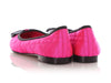 Dior Bright Pink Cannage Quilted My Dior Ballet Flats