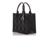 Dior Small Black Macrocannage Calfskin Book Tote