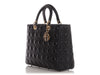 Dior Large Black Lambskin Lady Dior