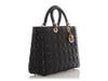 Dior Large Black Lambskin Lady Dior