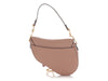 Dior Pink Grained Calfskin Saddle Bag