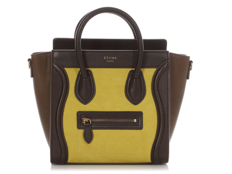 Céline Tricolor Nano Luggage