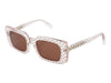 Céline Clear Studded Sunglasses