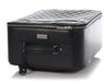 Chanel Black Quilted Distressed Calfskin Roller Carry-On Case