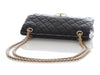 Chanel Black Quilted Distressed Lambskin 2.55 Anniversary Reissue 225