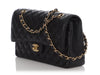 Chanel Medium/Large Black Quilted Caviar Classic Double Flap