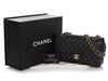 Chanel Medium/Large Black Quilted Caviar Classic Double Flap