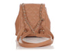 Chanel Mini Camel Part-Quilted Caviar Backpack