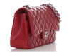 Chanel Jumbo Red Quilted Caviar Classic Double Flap