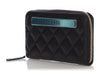 Chanel Small Black Quilted Lambskin Trendy CC Zipped Wallet