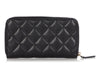 Chanel Small Black Quilted Lambskin Trendy CC Zipped Wallet