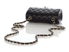 Chanel Mini Black Quilted Lambskin Classic