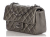 Chanel Mini Ruthenium Quilted Lambskin Rectangular Classic