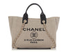 Chanel Small Mixed Fibers Deauville Tote