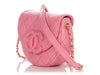 Chanel Pink Quilted Caviar Crossbody Bag