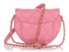 Chanel Pink Quilted Caviar Crossbody Bag