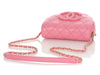 Chanel Pink Quilted Caviar Crossbody Bag