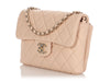 Chanel Light Beige Quilted Lambskin Crossbody Flap