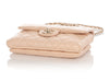 Chanel Light Beige Quilted Lambskin Crossbody Flap