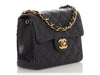 Chanel Mini Vintage Black Quilted Caviar Classic