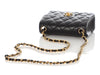 Chanel Mini Vintage Black Quilted Caviar Classic