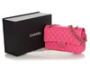 Chanel Medium/Large Barbie Pink Quilted Caviar Classic Double Flap