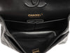 Chanel Small Black Quilted Lambskin Classic Double Flap