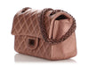 Chanel Mini Copper Pink Quilted Grained Calfskin Reissue