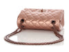 Chanel Mini Copper Pink Quilted Grained Calfskin Reissue