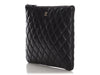 Chanel Medium Black Quilted Lambskin Classic O Case