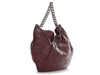 Chanel Burgundy Quilted Smooth Leather Hobo