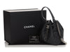 Chanel Small Black Quilted Grained Calfskin Drawstring Bucket Bag