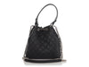 Chanel Small Black Quilted Grained Calfskin Drawstring Bucket Bag