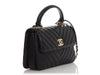 Chanel Medium Chevron-Quilted Black Lambskin Trendy CC Flap