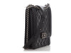 Chanel Black Quilted Lambskin North-South Boy Bag