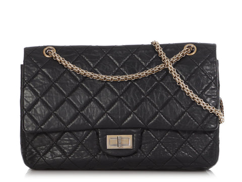 Chanel Black Quilted Aged Calfskin Reissue 2.55 Flap 227