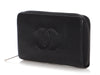 Chanel Black Caviar Long Zippered Wallet