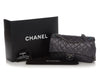 Chanel Argent Quilted Shiny Caviar Easy Flap